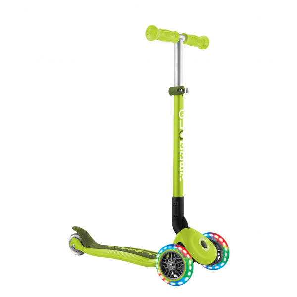 Patineta Plegable Primo Verde - Llantas con luces LED