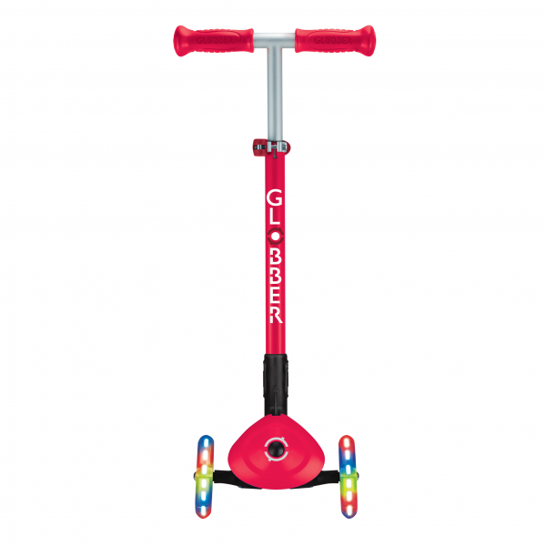 Patineta Plegable Primo Roja - Llantas con luces LED