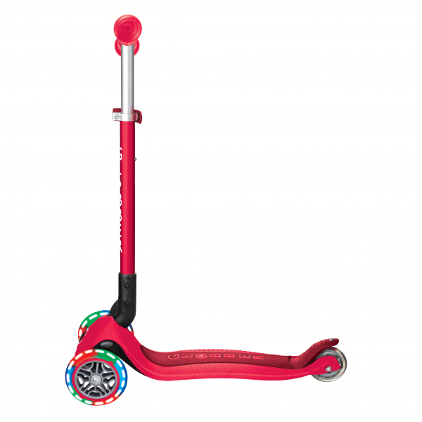 Patineta Plegable Primo Roja - Llantas con luces LED