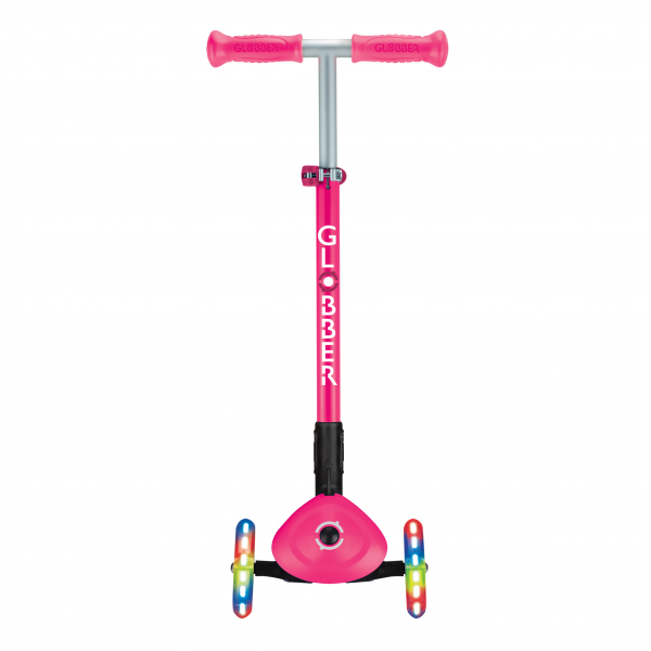 Patineta Plegable Primo Rosada - Llantas con luces LED