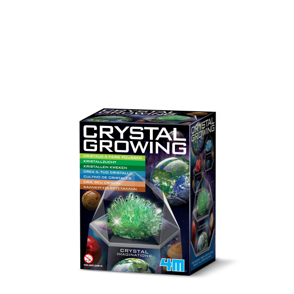 Kit Crecimiento Cristales Verdes Brillantes