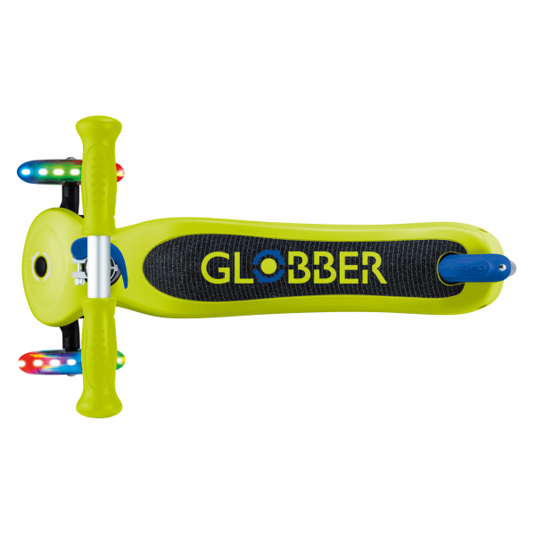 Patineta Primo no plegable Verde/Azul - Llantas con luces LED
