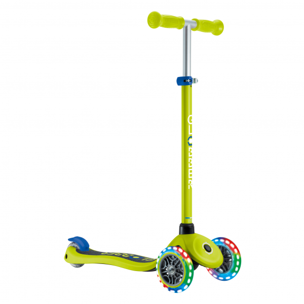 Patineta Primo no plegable Verde/Azul - Llantas con luces LED