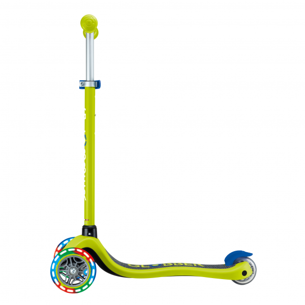 Patineta Primo no plegable Verde/Azul - Llantas con luces LED
