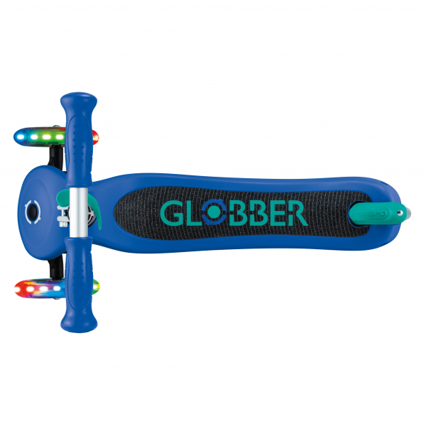 Patineta Primo no plegable Azul/Verde - Llantas con luces LED