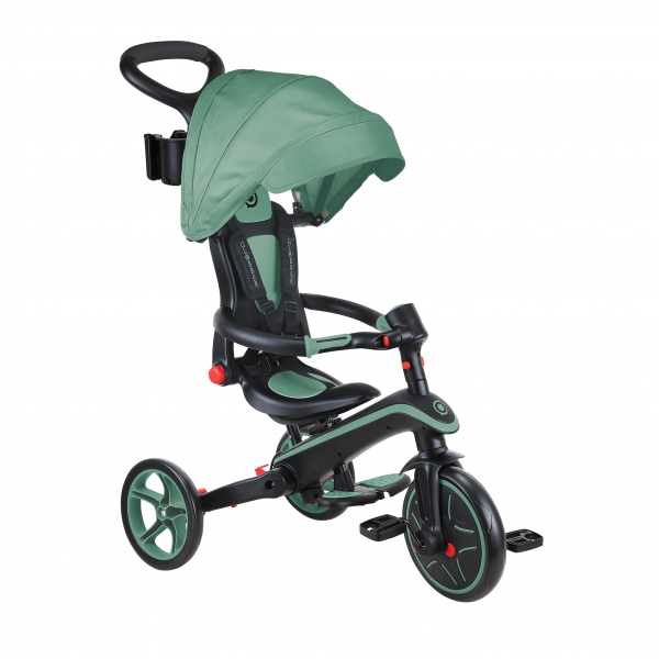 Triciclo Explorer 4 en 1 Verde Oliva - Plegable