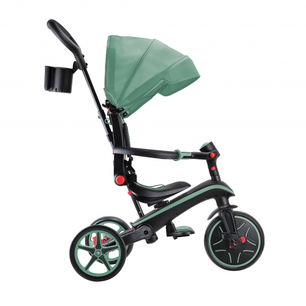 Triciclo Explorer 4 en 1 Verde Oliva - Plegable