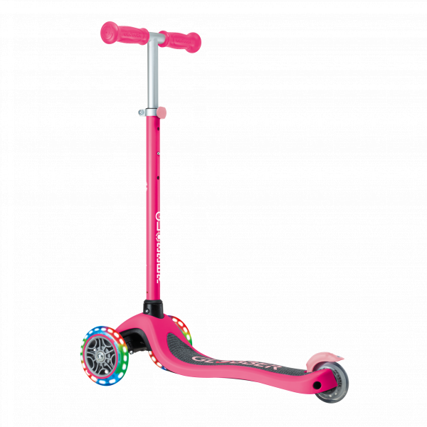 Patineta Primo no plegable Fucsia/Rosado - Llantas con luces LED