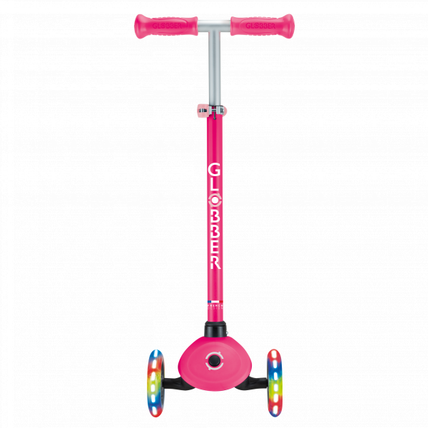Patineta Primo no plegable Fucsia/Rosado - Llantas con luces LED