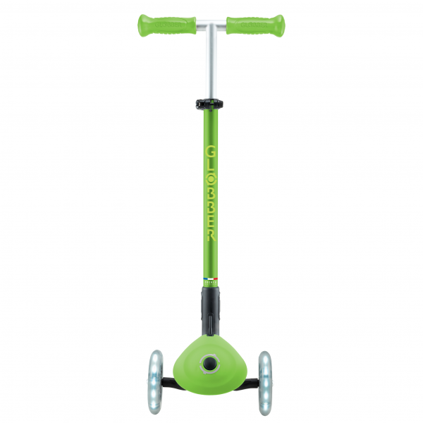 Patineta Plegable Primo Plus Verde/Lima - Llantas con luces LED