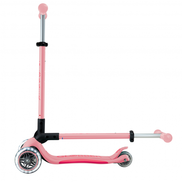 Patineta Primo Plegable Plus Rosada/Fucsia - Llantas con luces LED