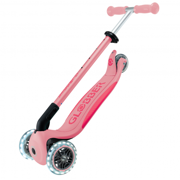 Patineta Primo Plegable Plus Rosada/Fucsia - Llantas con luces LED