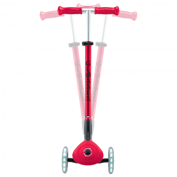 Patineta Primo Plegable Plus Rojo/Negro - Llantas con luces LED