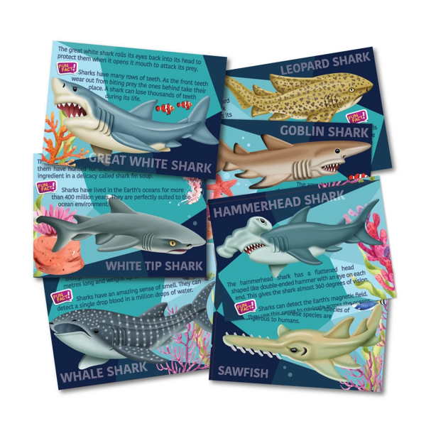 Moldes para Pintar Tiburones