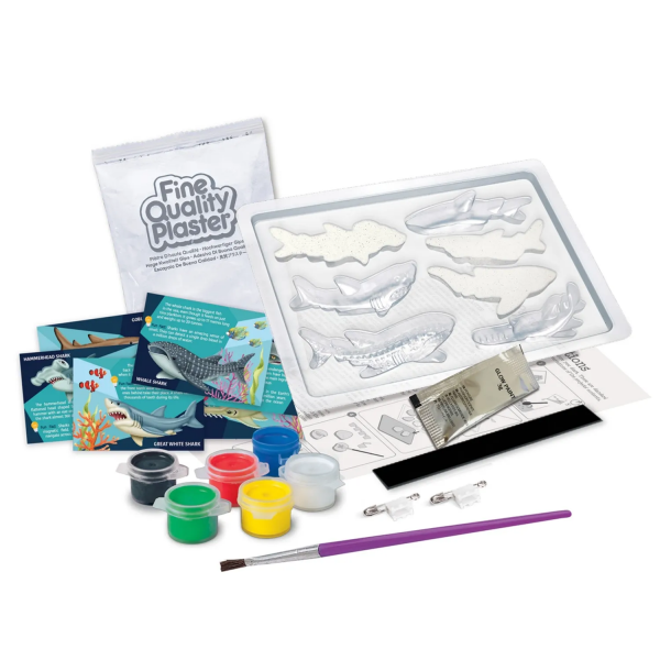 Moldes para Pintar Tiburones