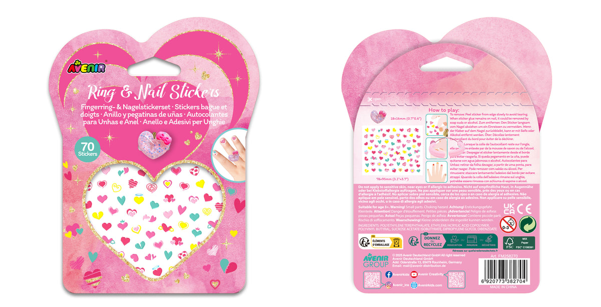 Stickers Uñas con Anillo