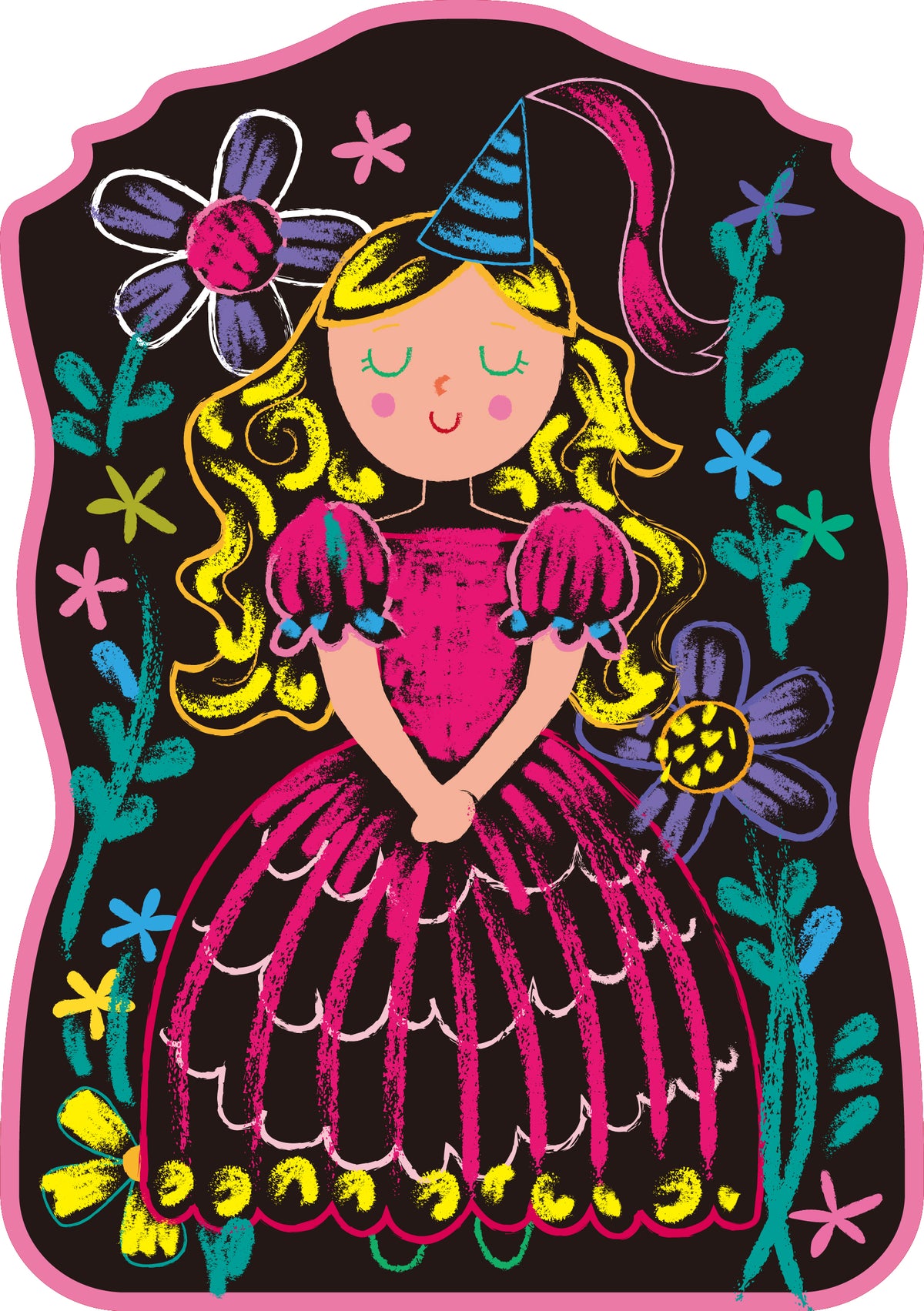 Arte con Tizas Princesas