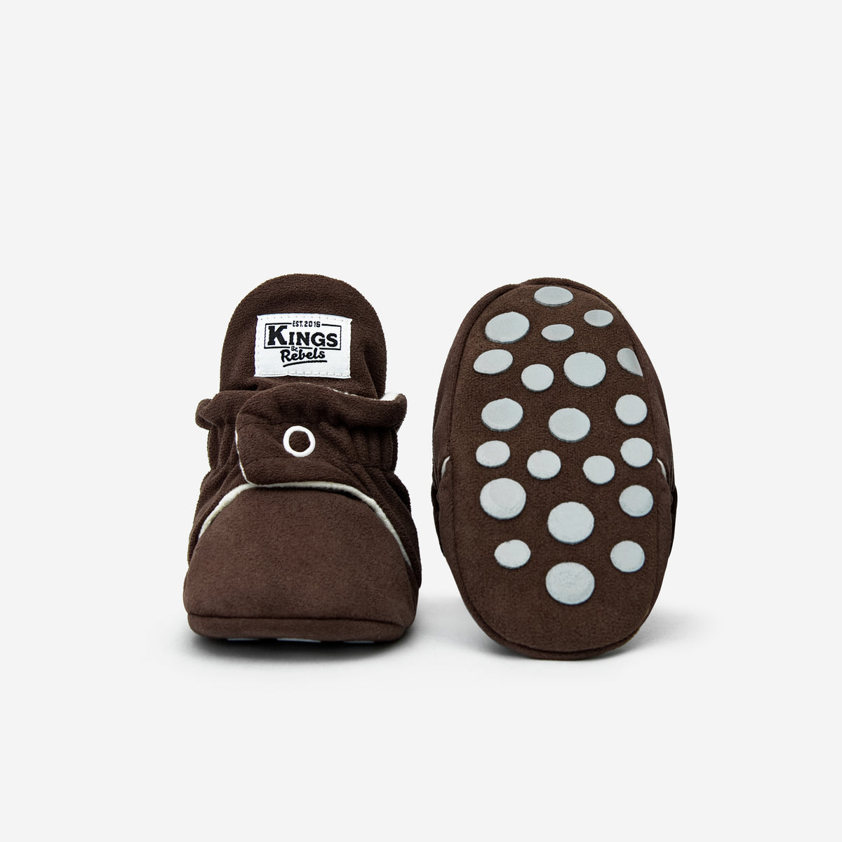 Botas Gamuza Gripper Chocolate 18 Meses