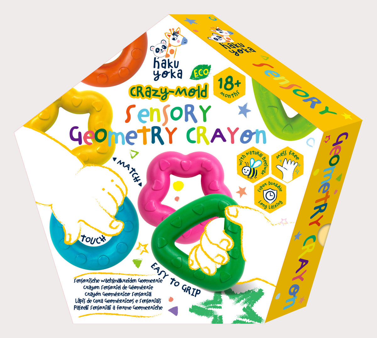 Crayolas Sensoriales Geométricas