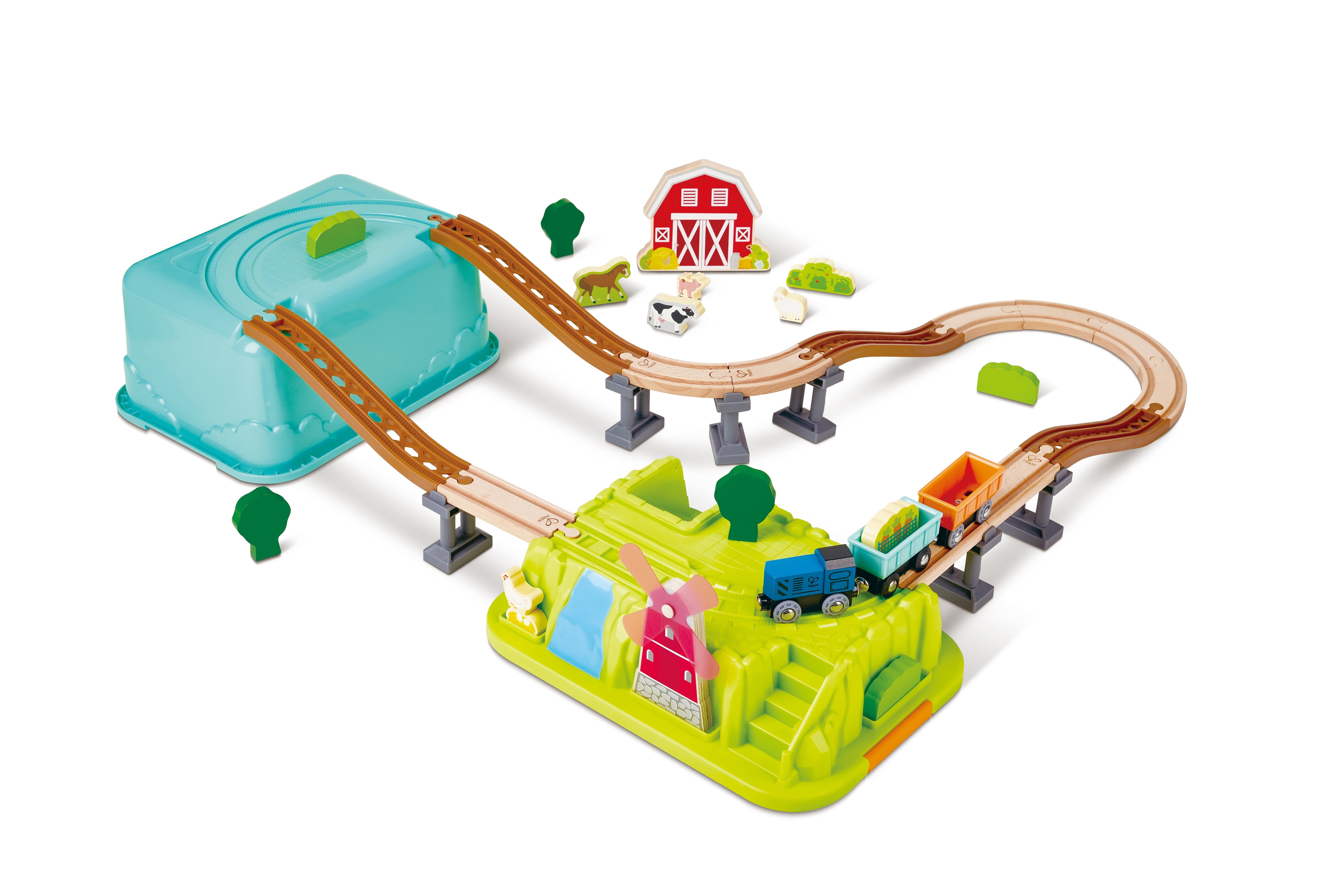 Farmyard Train Bucket Set