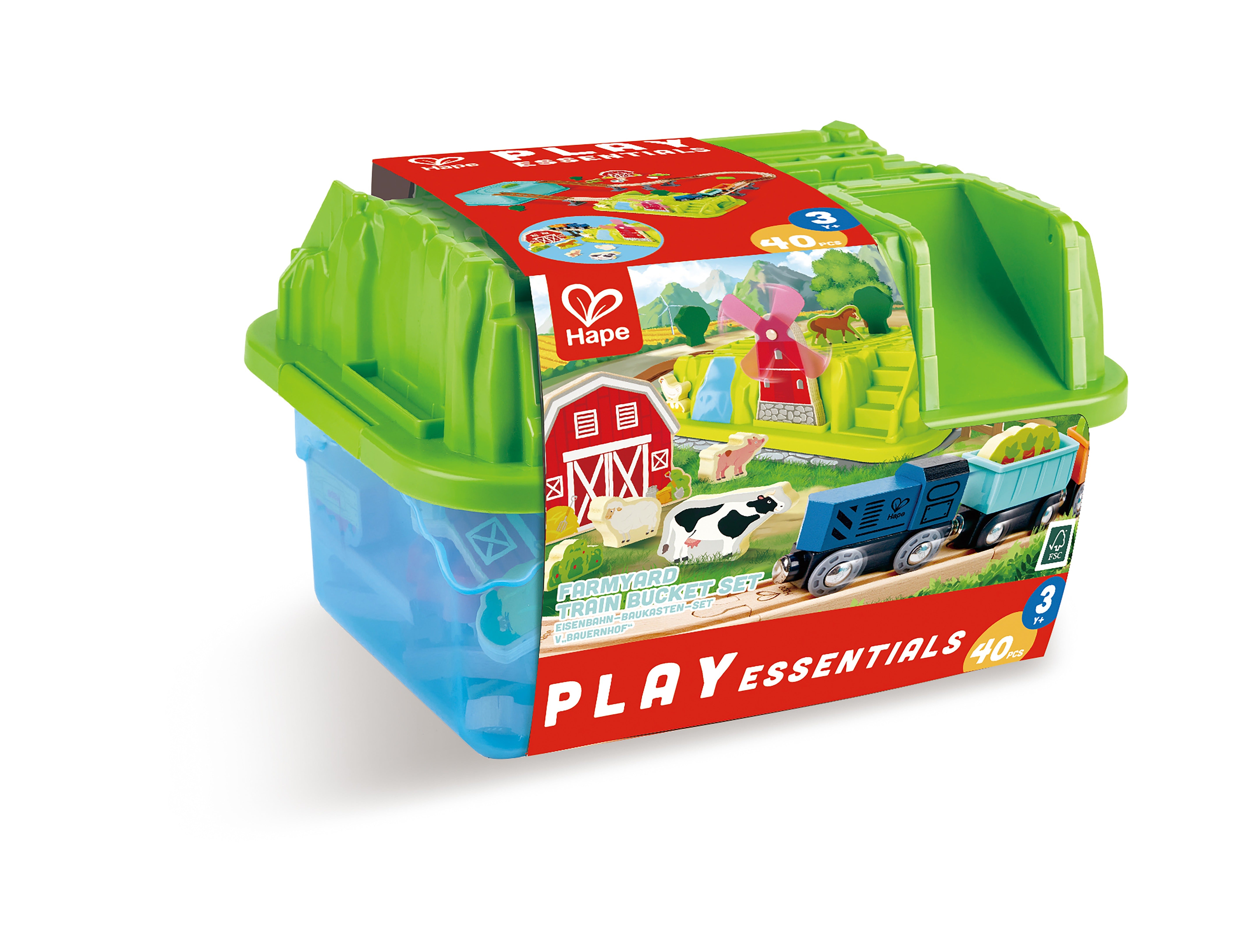 Farmyard Train Bucket Set