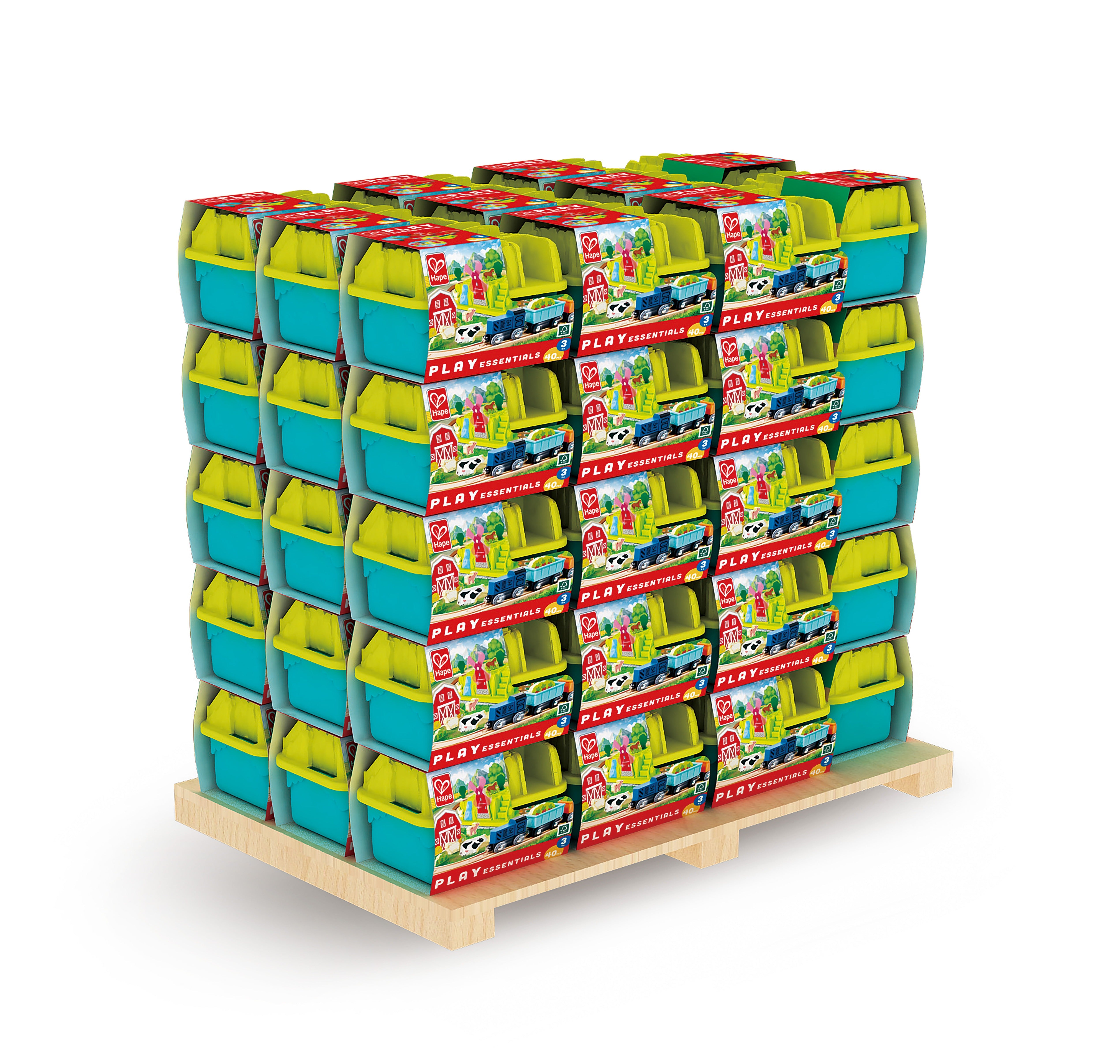 Farmyard Train Bucket Set