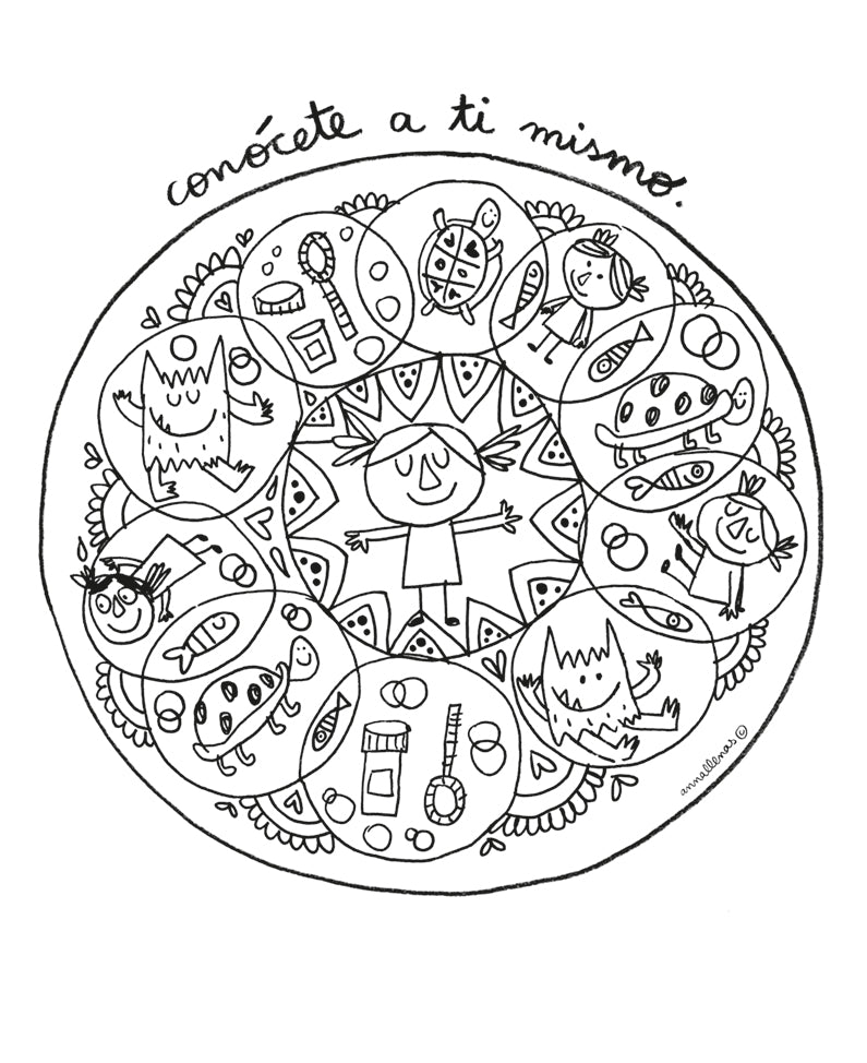 El Monstruo de Colores Mandalas