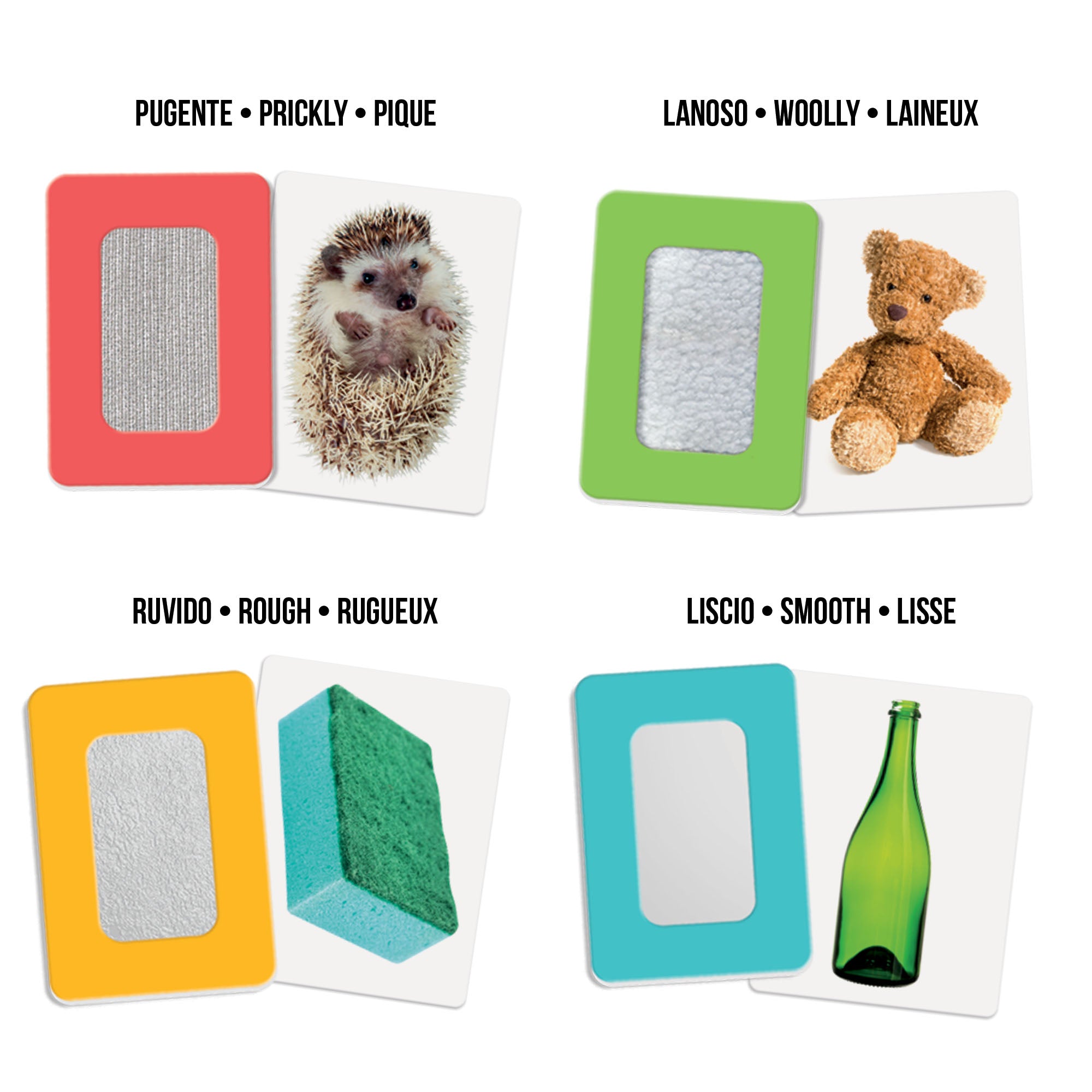 Flashcards Sensoriales Bebé Montessori
