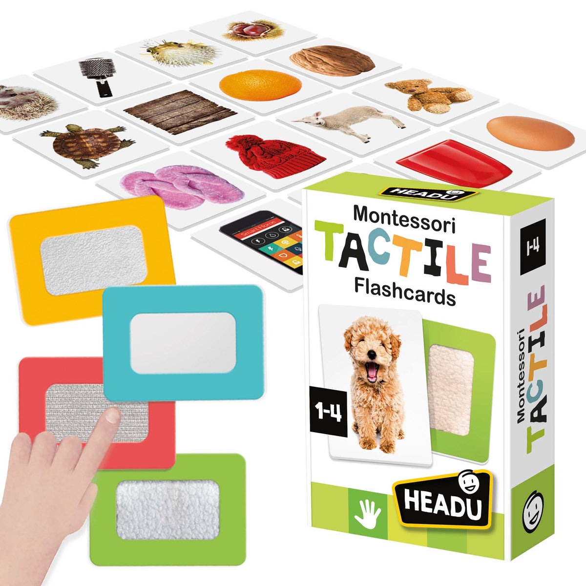 Flashcards Sensoriales Bebé Montessori