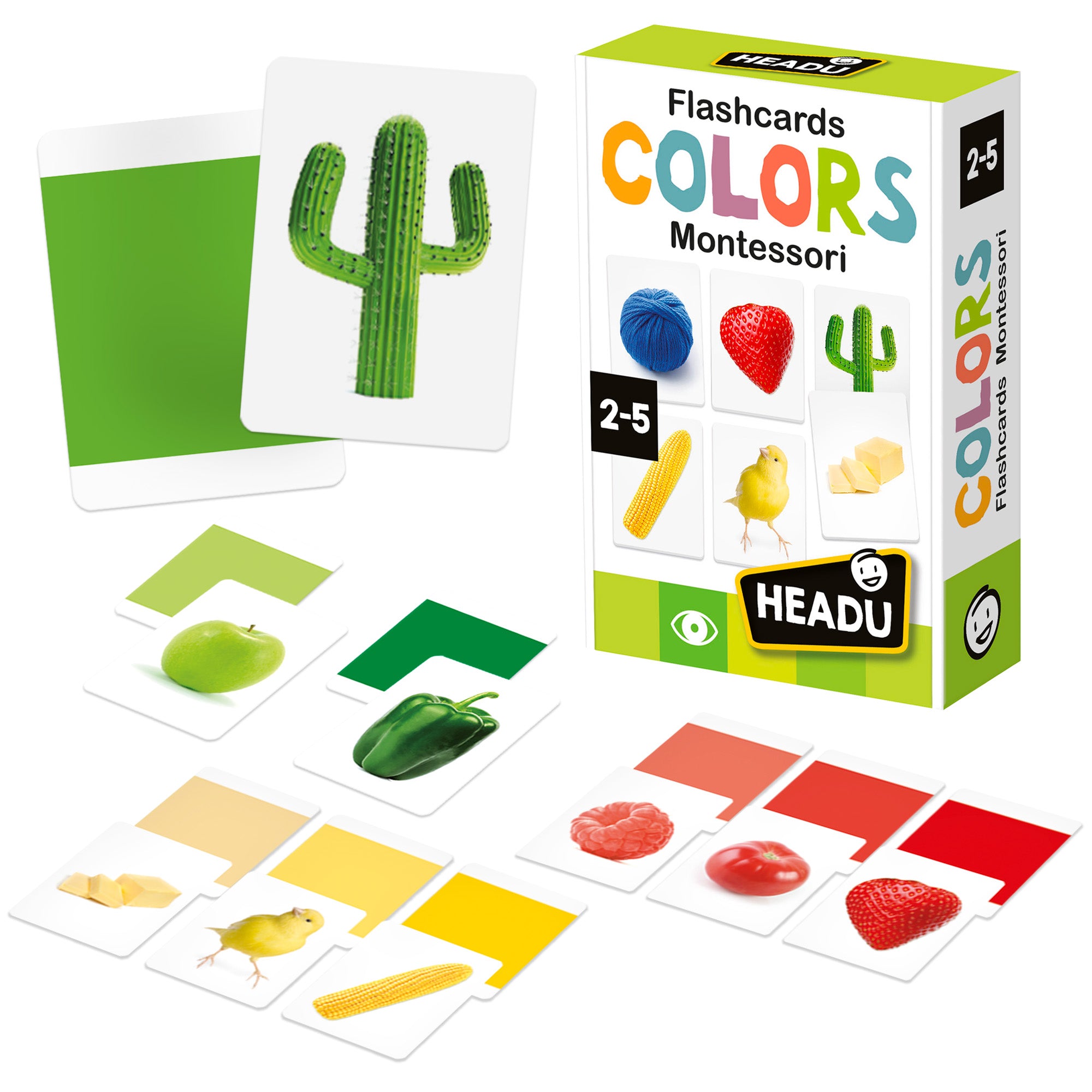 Flashcards Montessori Colores