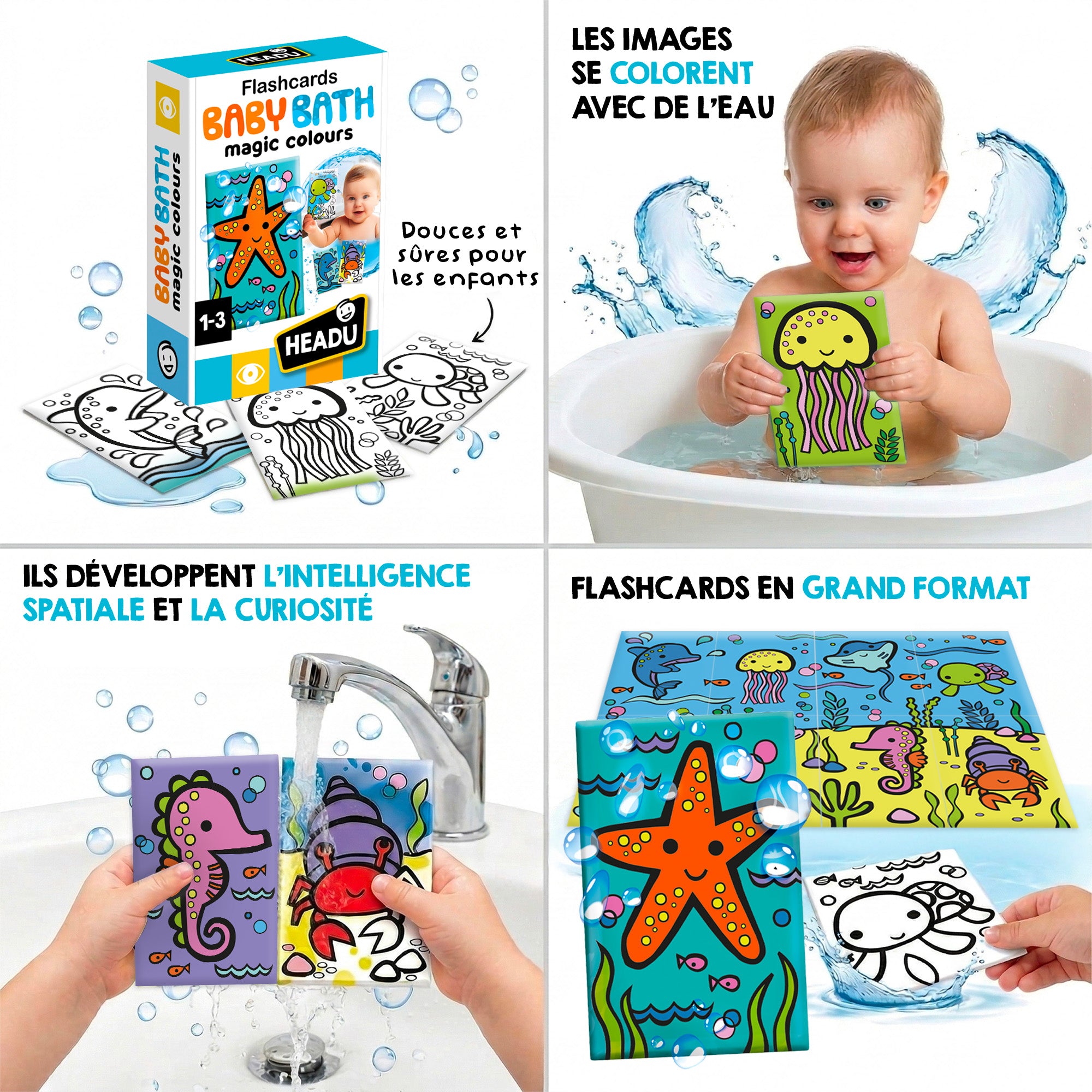 Flashcards para el Baño Bebé