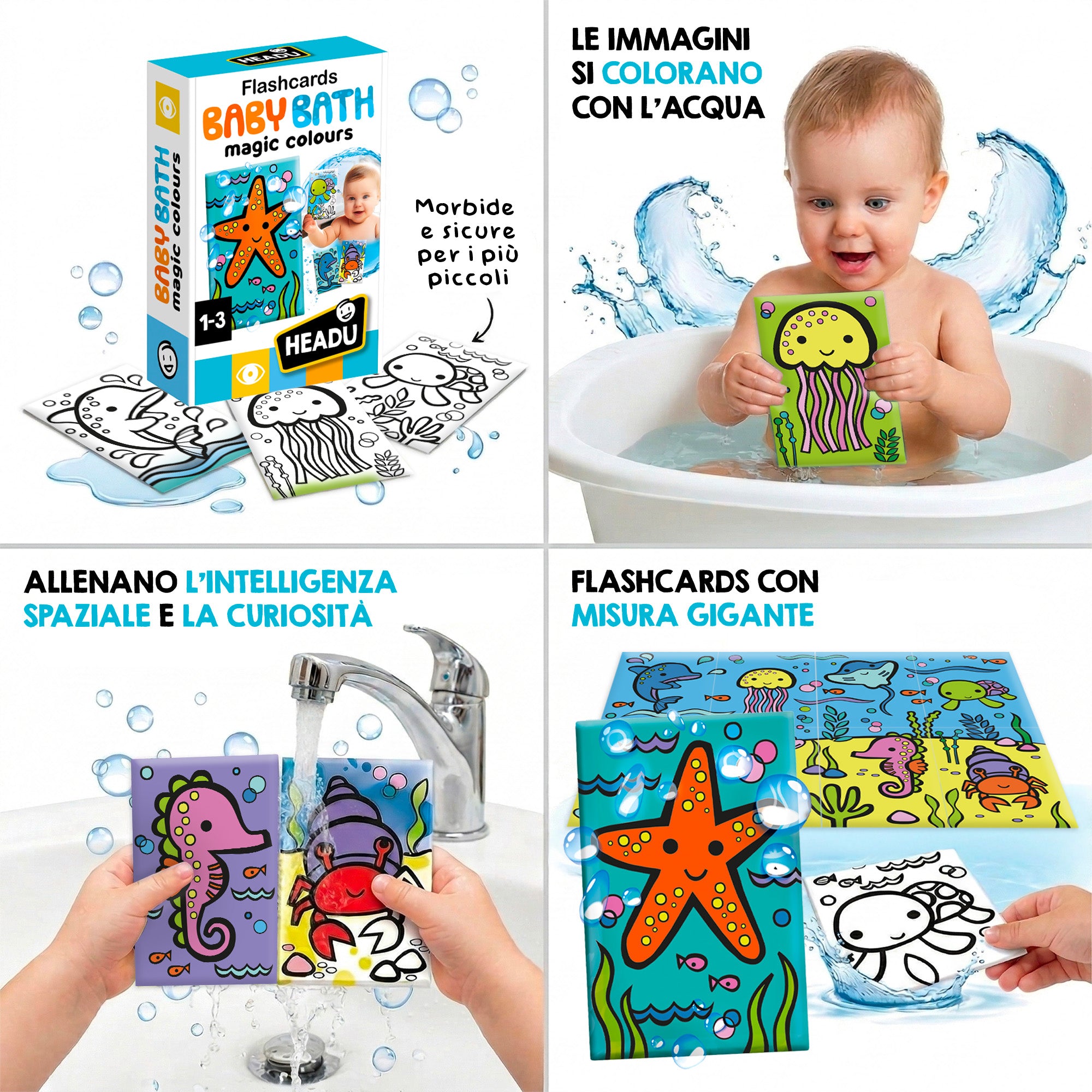 Flashcards para el Baño Bebé