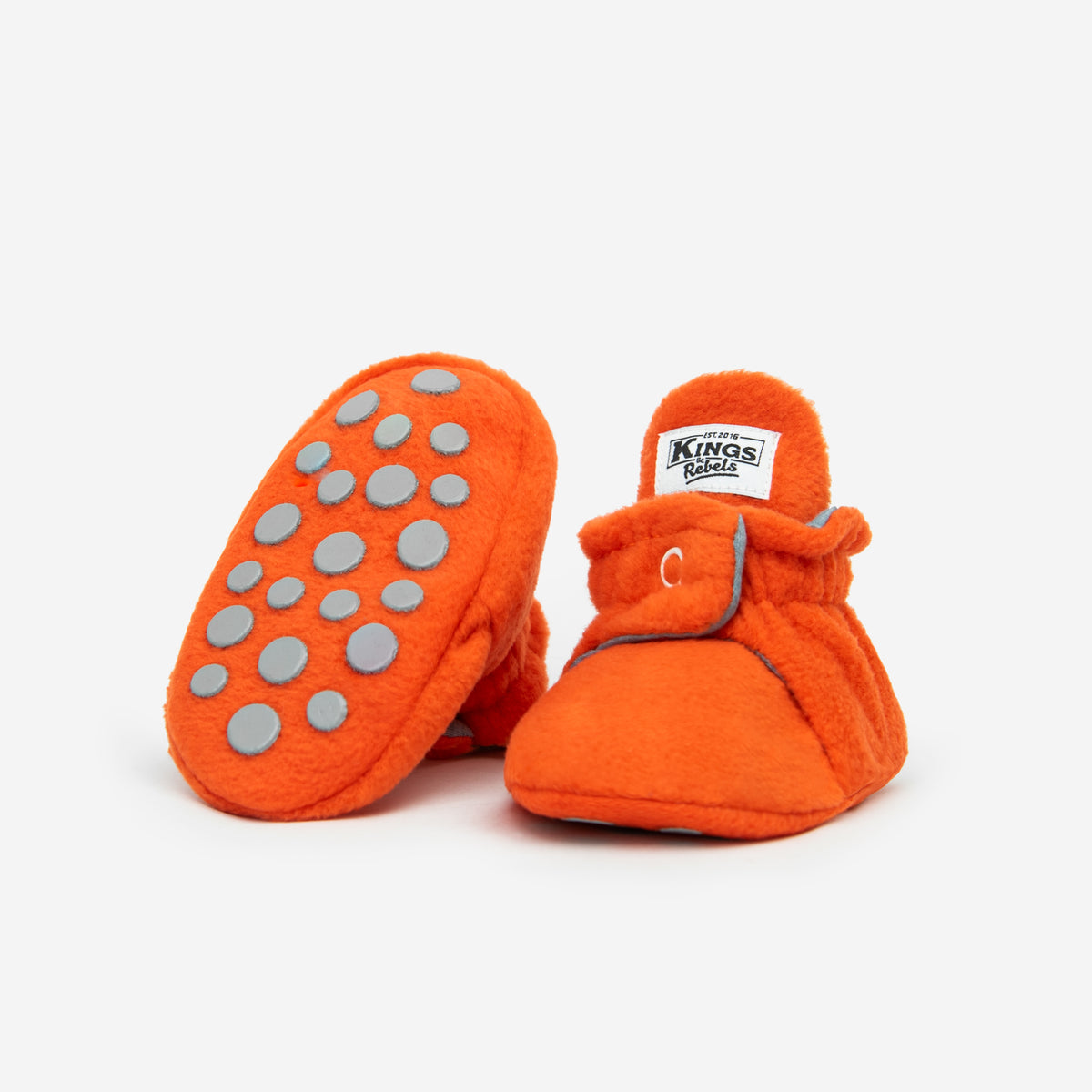 Botas Fleece Gripper Naranja 12 Meses