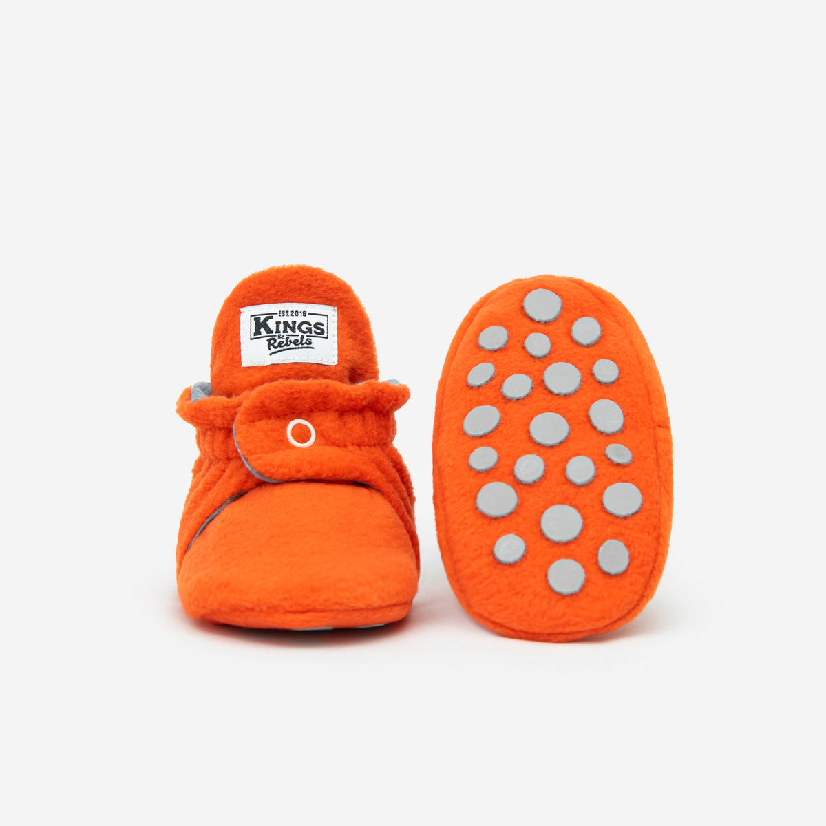 Botas Fleece Gripper Naranja 12 Meses