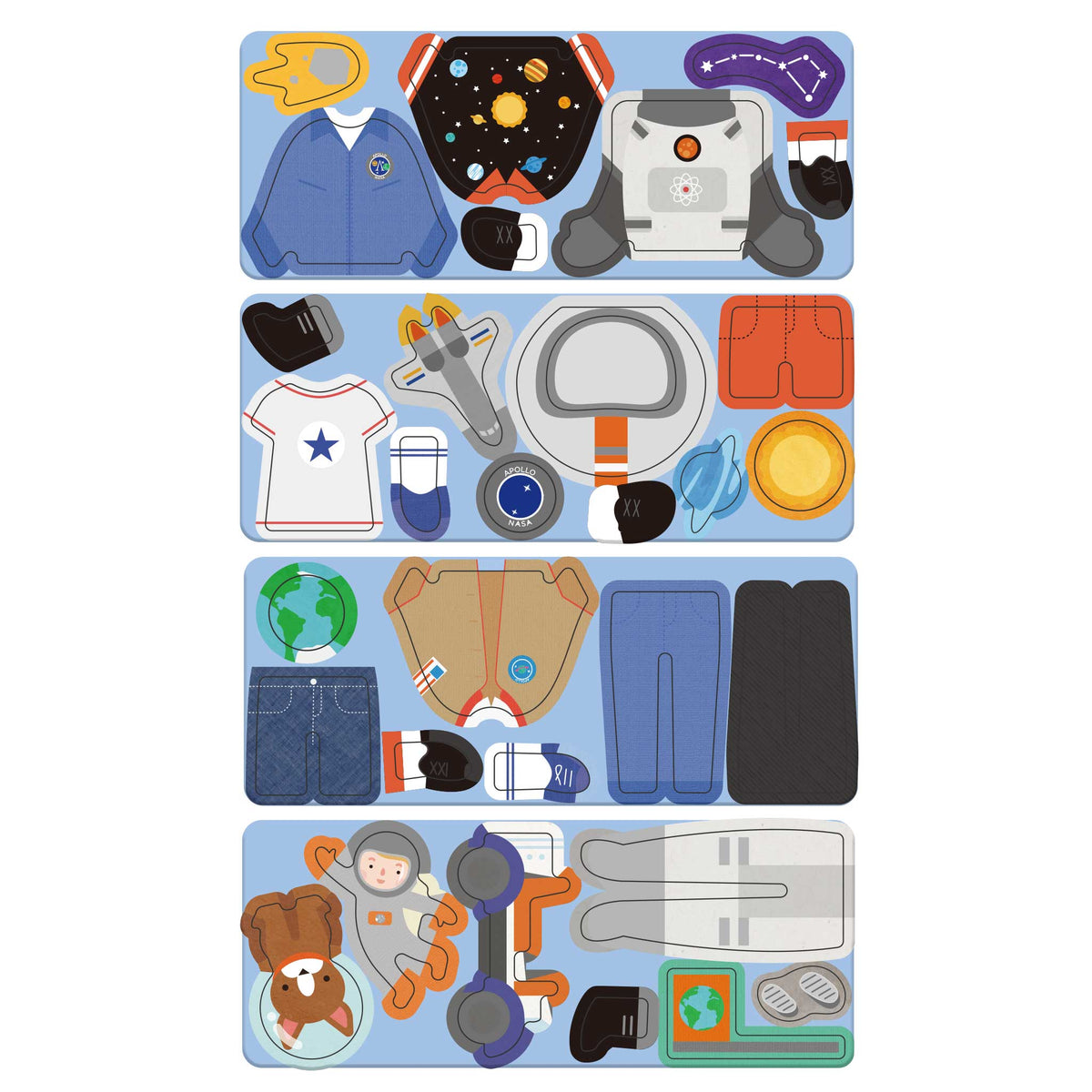 Caja Magnética de Viaje - Exploradores del Espacio