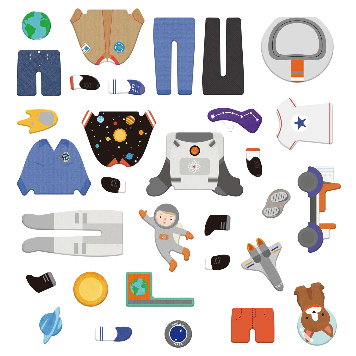 Caja Magnética de Viaje - Exploradores del Espacio