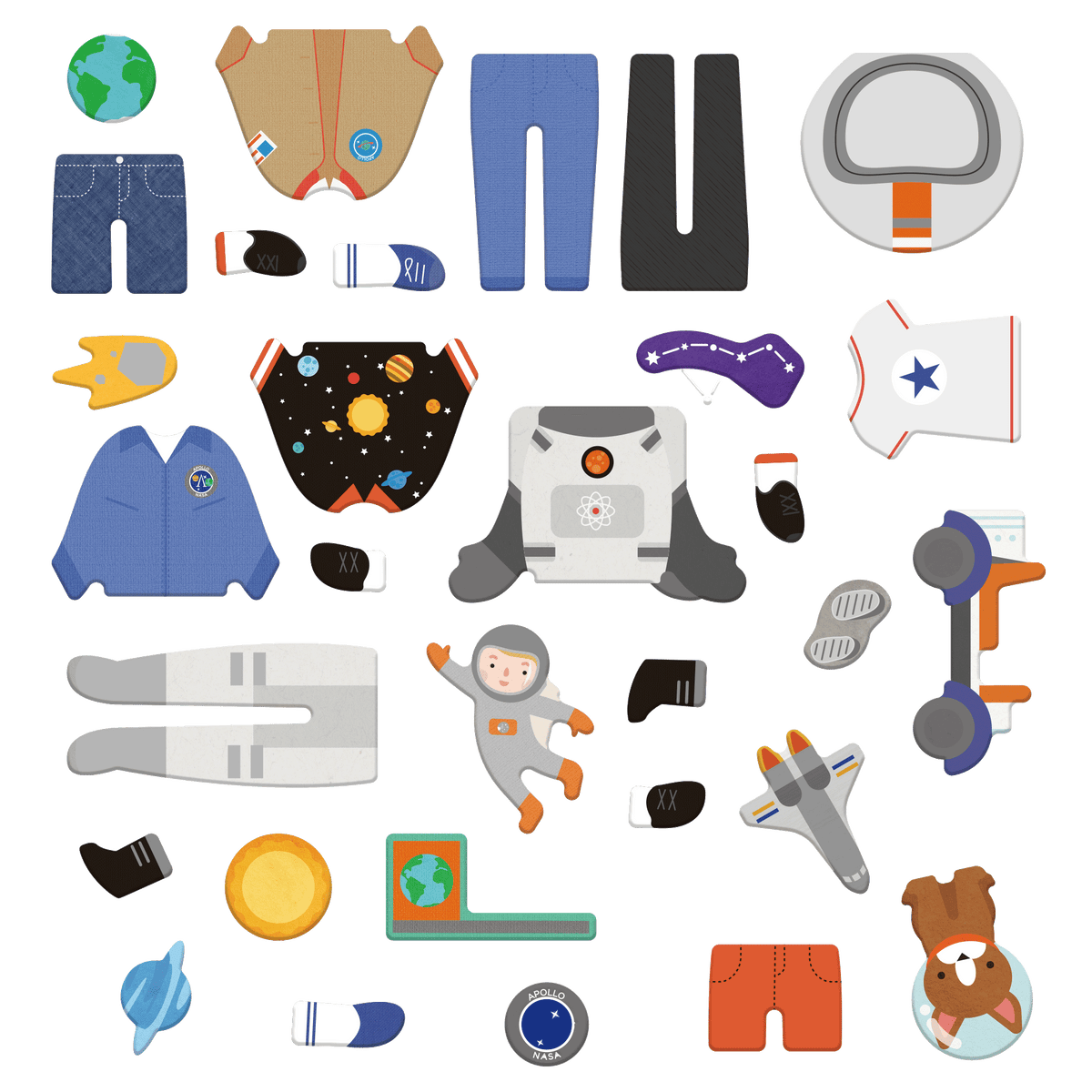 Caja Magnética de Viaje - Exploradores del Espacio