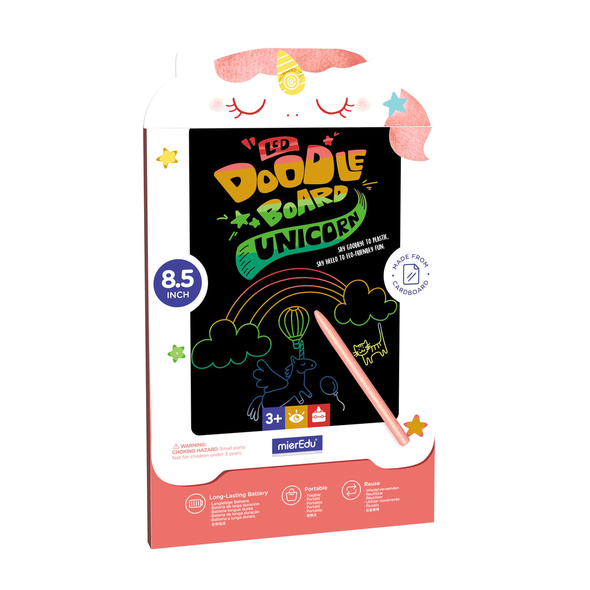Tablero de Dibujo LCD - Unicornio 8,5 Pulgadas