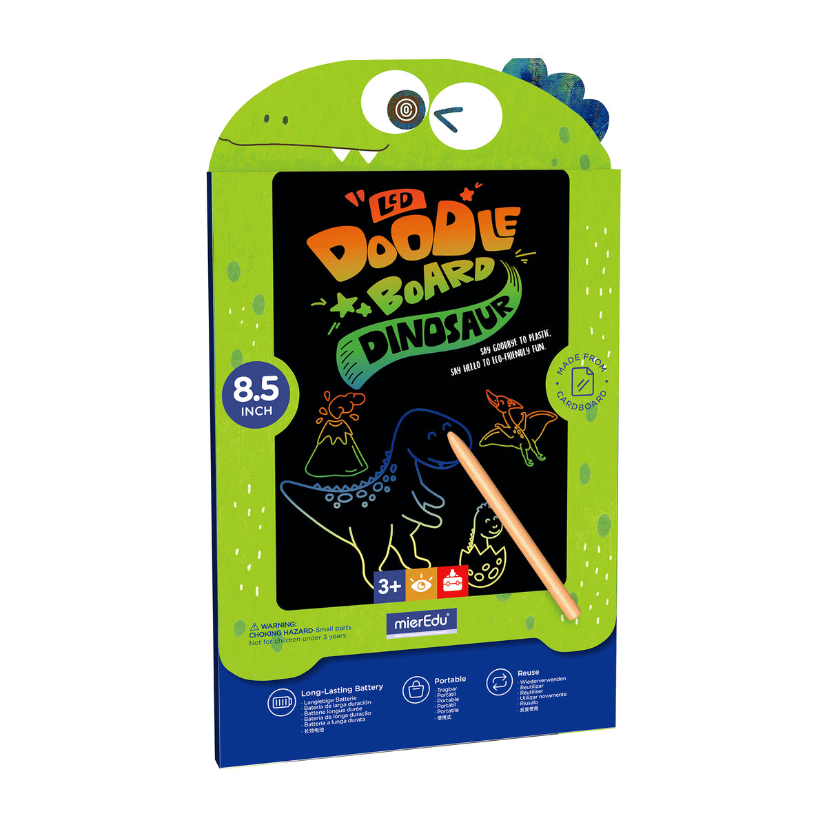 Tablero de Dibujo LCD - Dinosaurio 8,5 Pulgadas