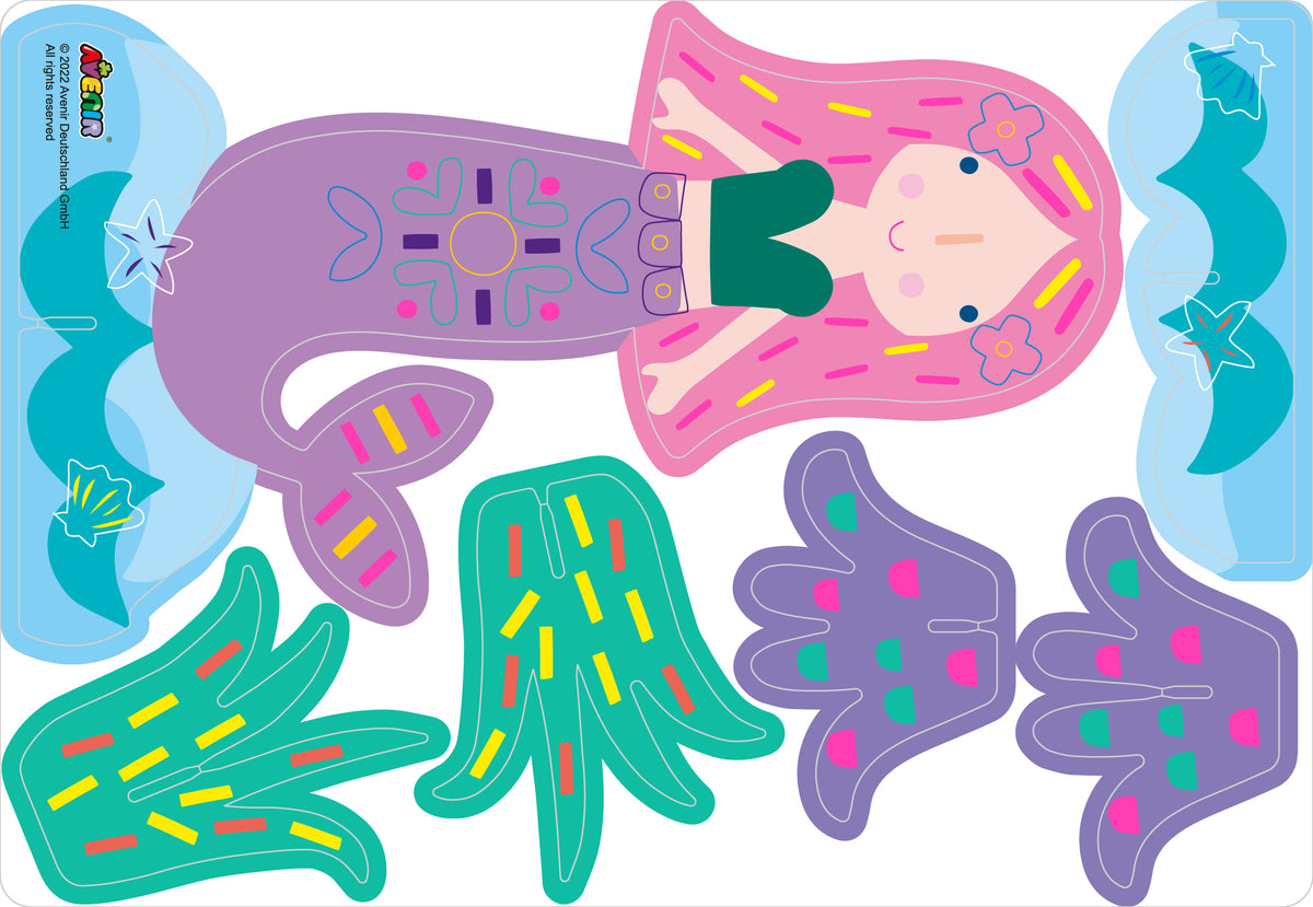 Juego con Stickers Animales del Mar