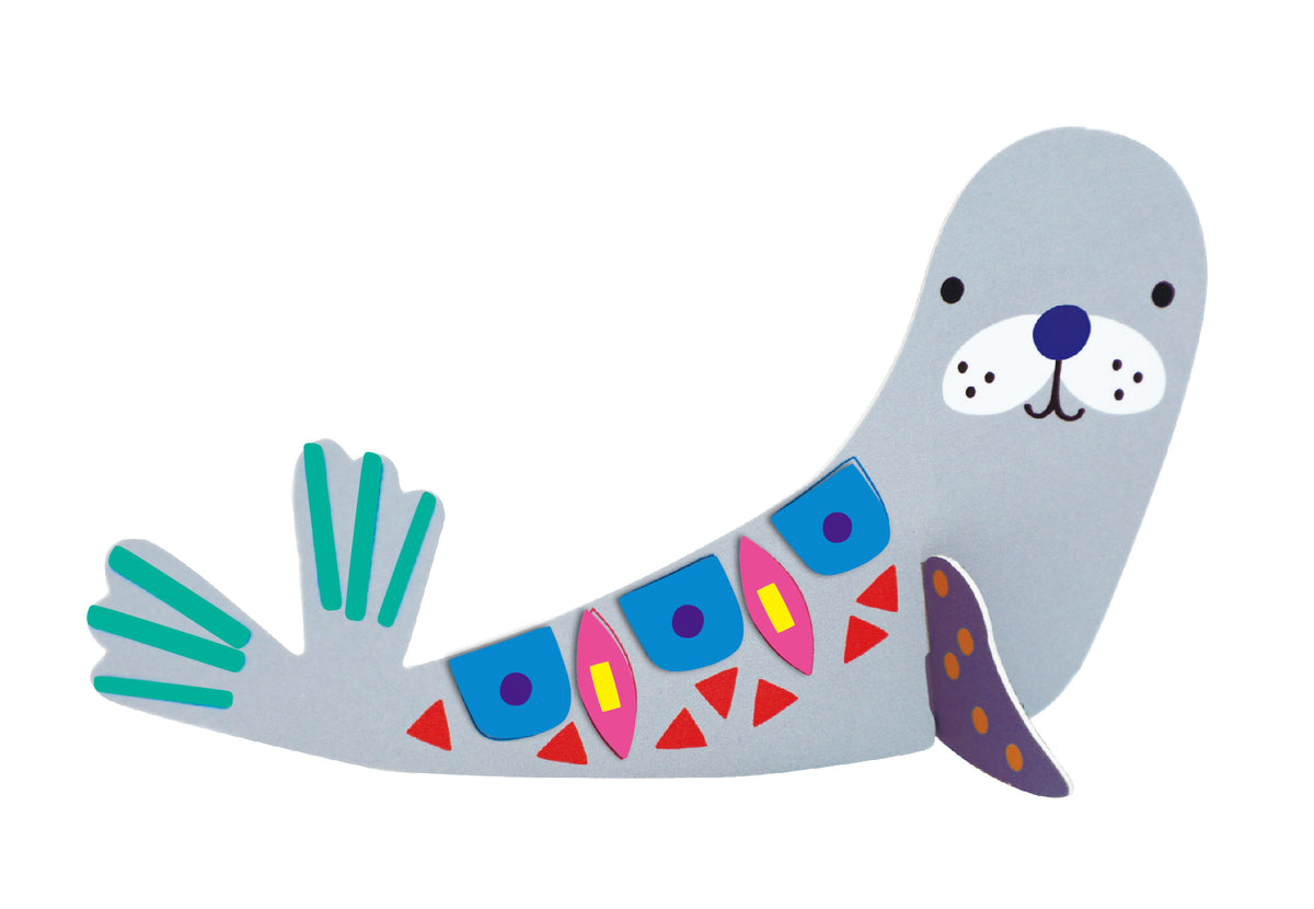 Juego con Stickers Animales del Mar