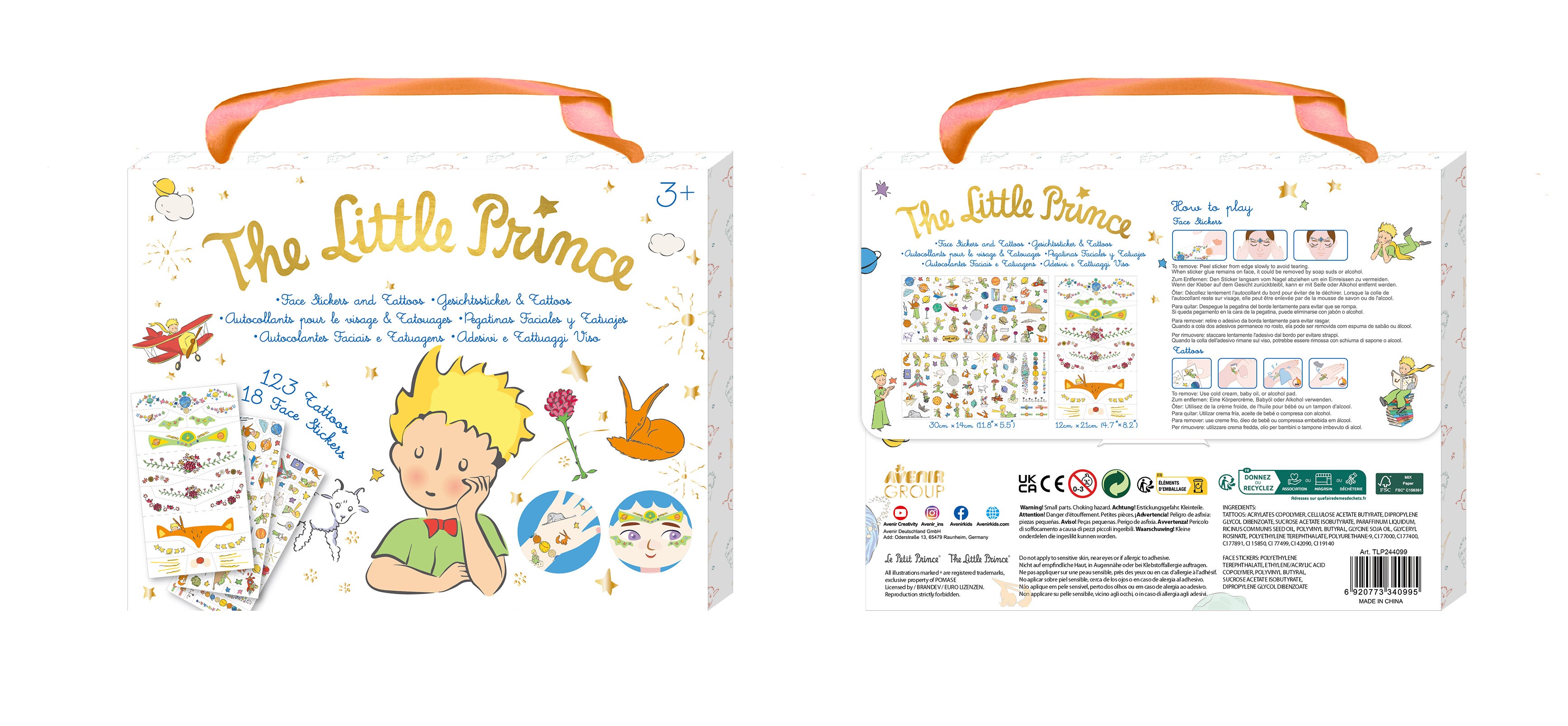 Stickers y Tatuajes El Principito