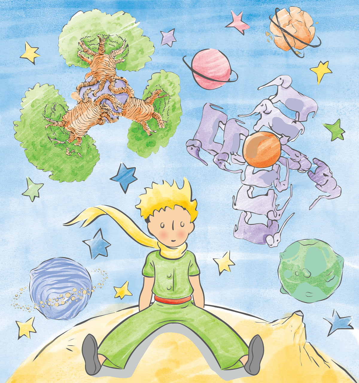 Libro de Acuarelas El Principito