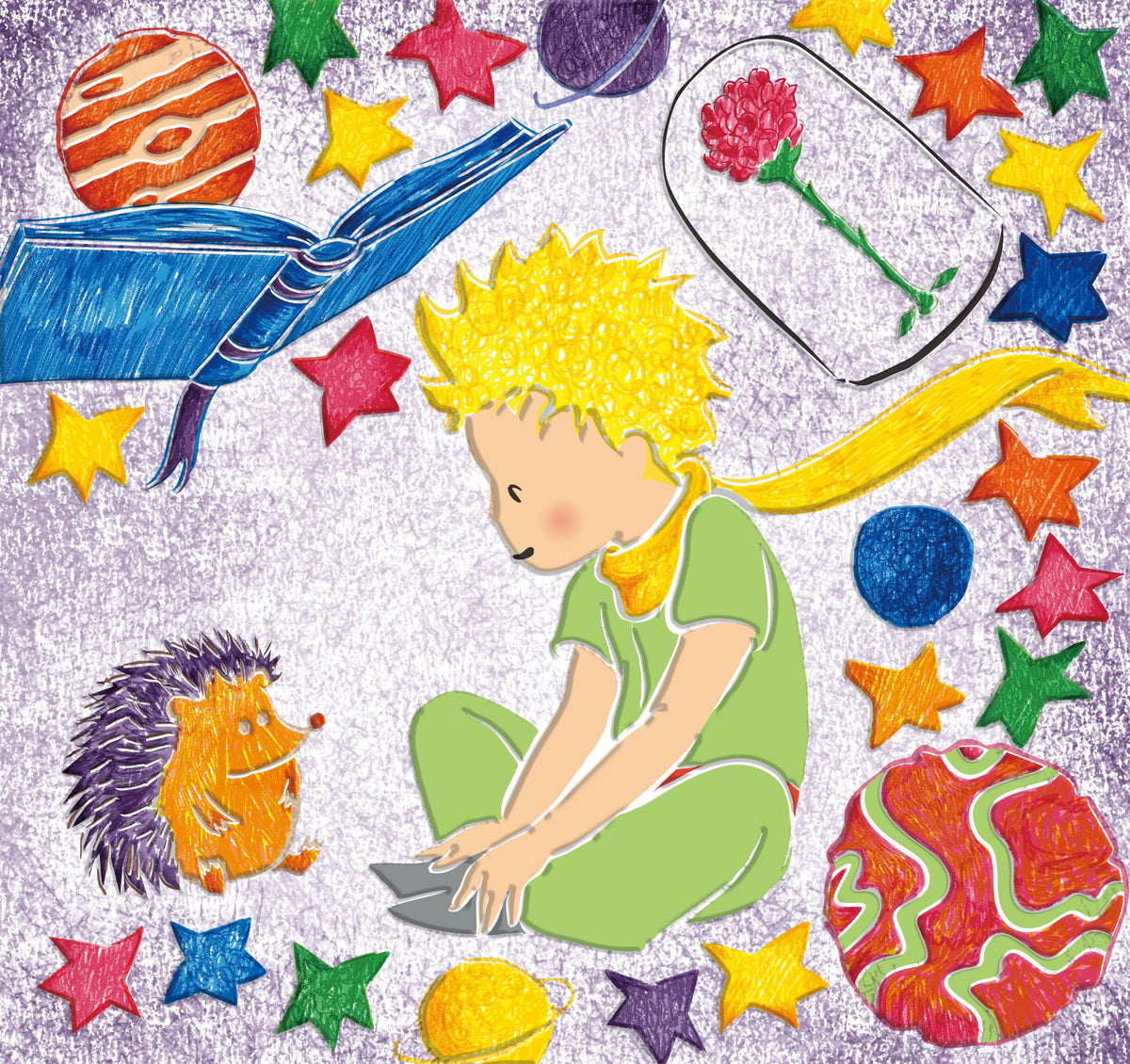 Libro de Colorear Pop-Up El Principito