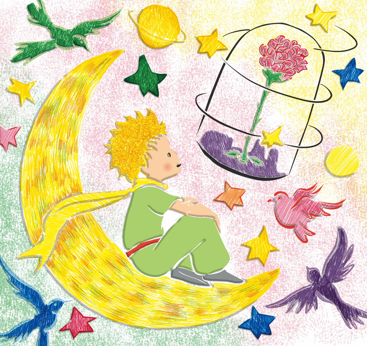 Libro de Colorear Pop-Up El Principito