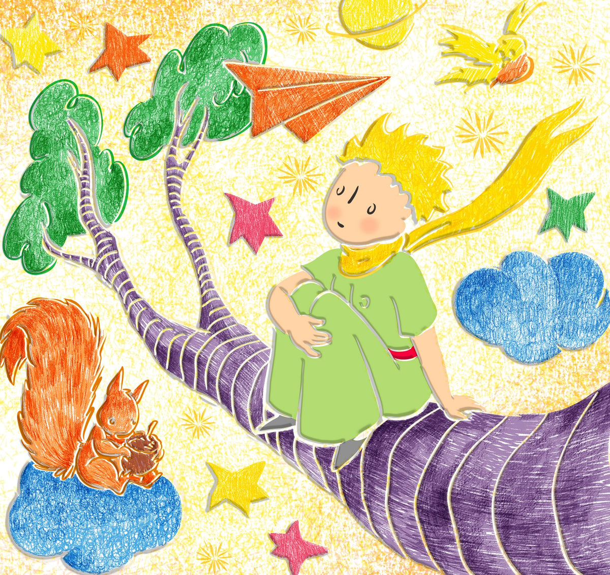 Libro de Colorear Pop-Up El Principito