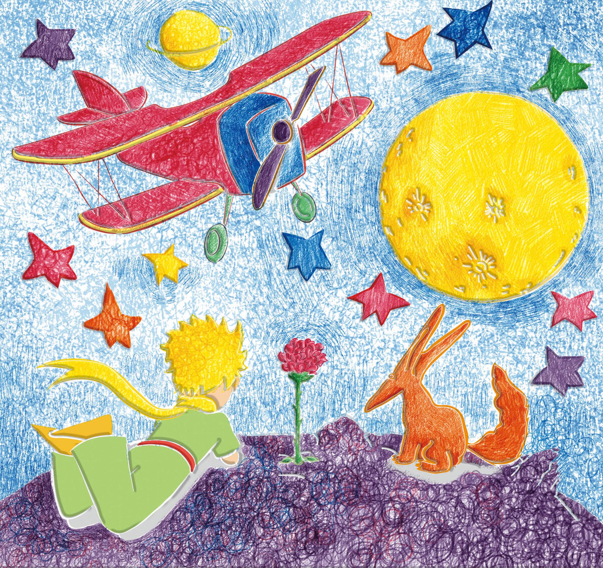 Libro de Colorear Pop-Up El Principito