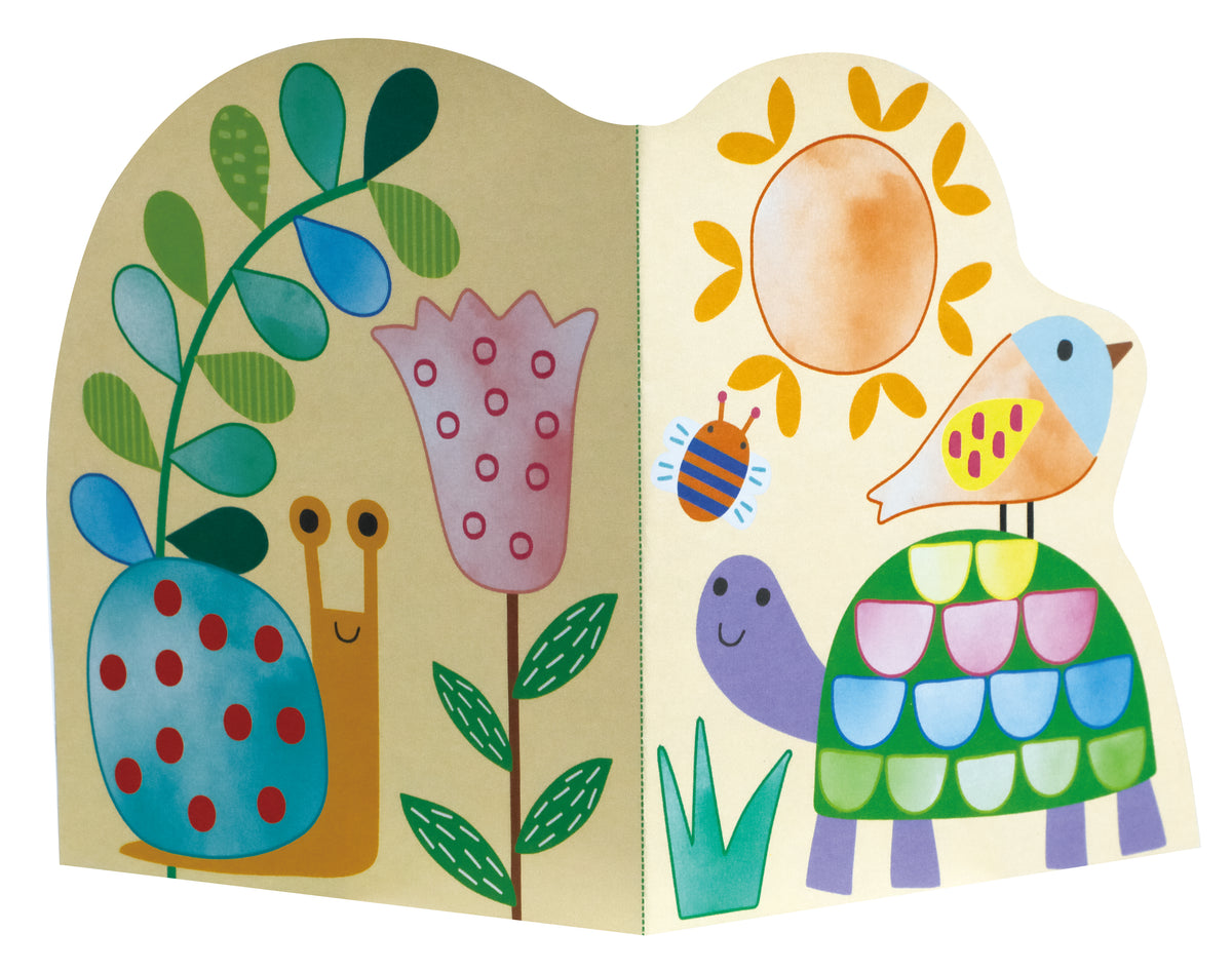 Libro Acuarelas y Origami Jardín