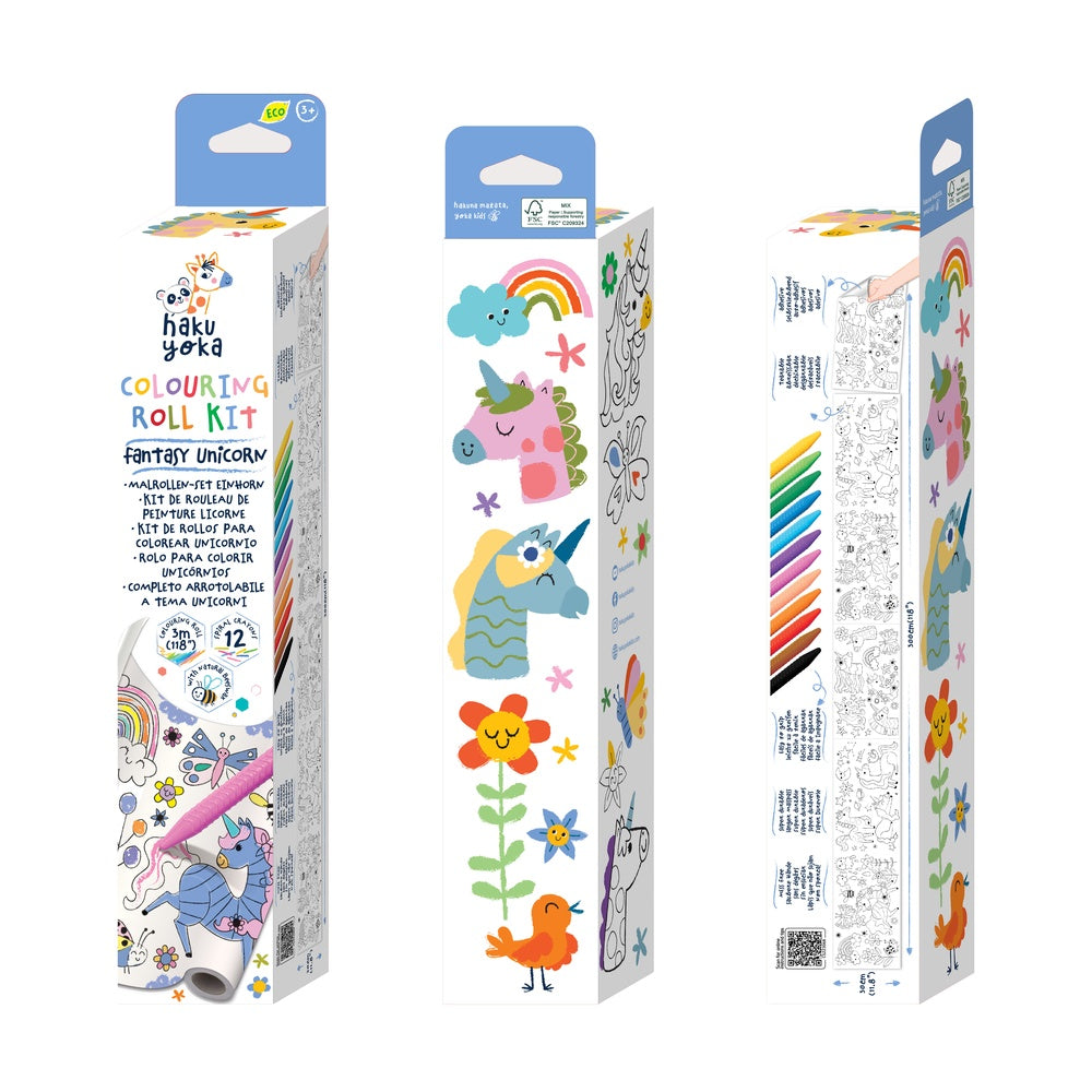 Rollo para Colorear Unicornio