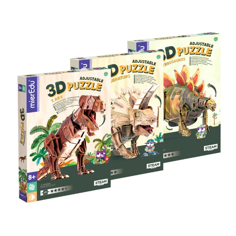 Rompecabezas 3D Articulado - Tiranosaurio Rex (Deluxe)